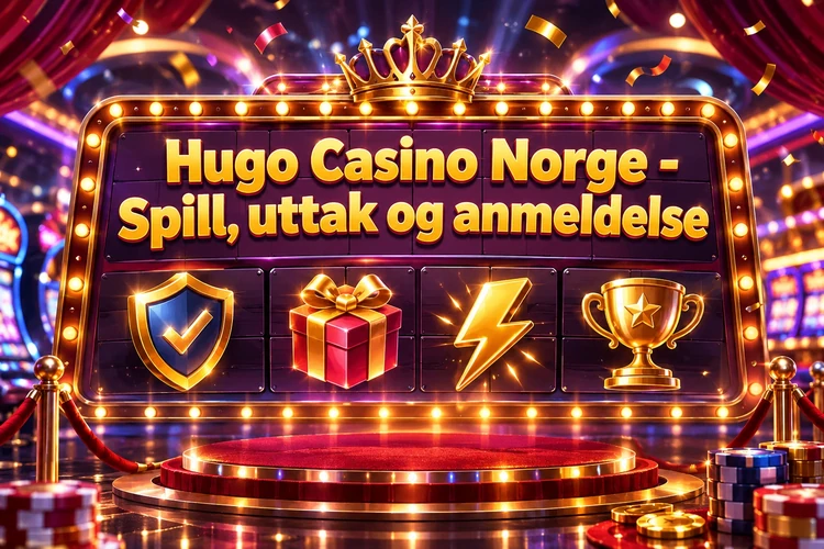 Hugo Casino Norge - Spill, uttak og anmeldelse