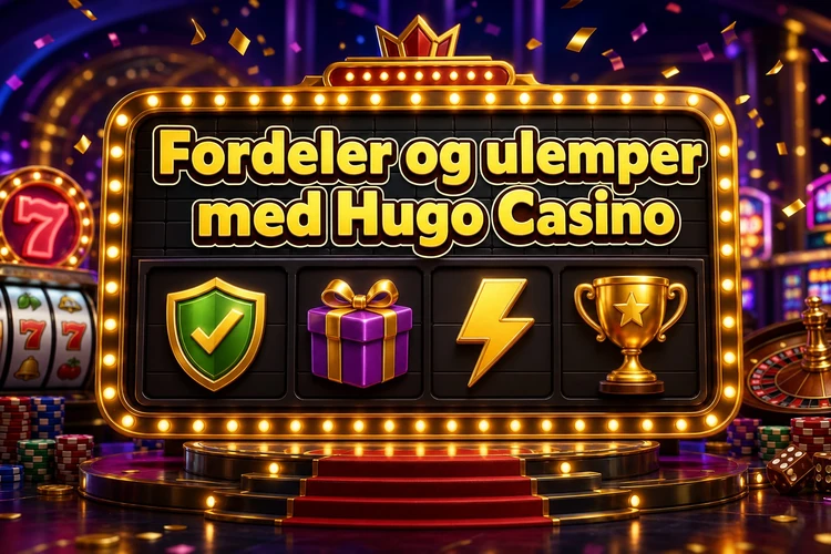 Hugo Casino slots og andre casinospill